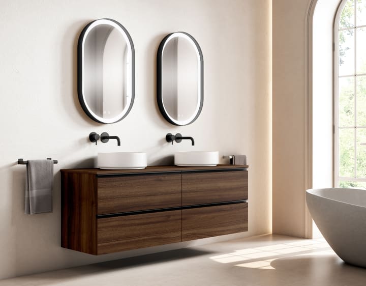 Mueble de baño con encimera MDF Hidrófuga Granada Visobath principal 2