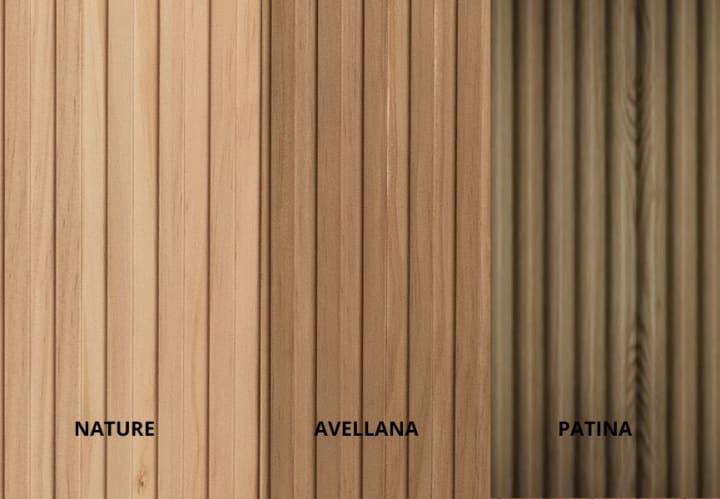 Mueble de baño con encimera de madera maciza Baviera Bruntec detalle 5