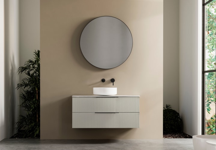 Mueble de baño con encimera de solid surface Soho Bruntec principal 3