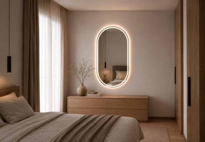 Espejo de baño con luz LED Aris Bruntec principal 4