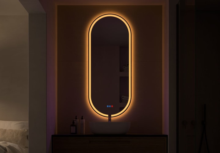 Espejo de baño con luz LED Aris Bruntec principal 2