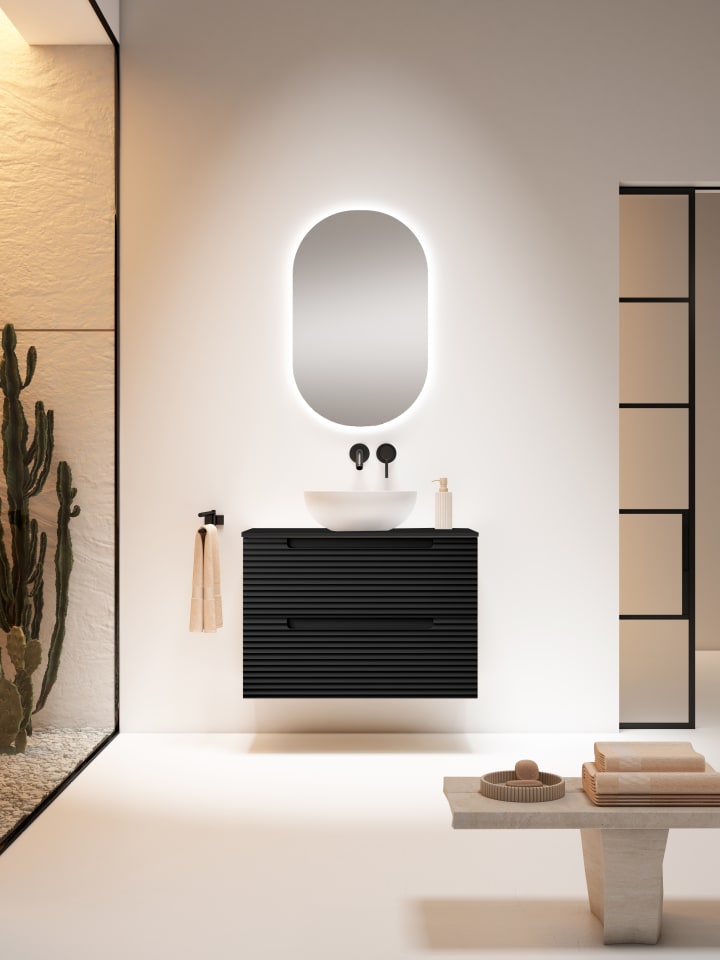 Mueble de baño con encimera HDF Compatech Kyoto Visobath principal 1