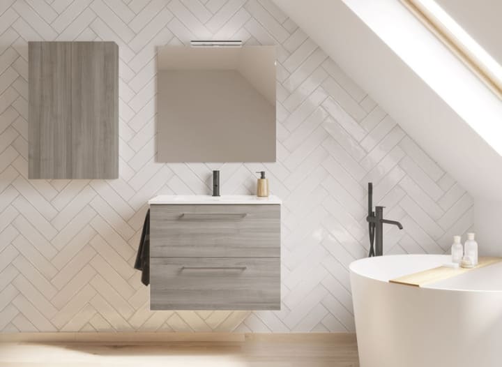 Conjunto mueble de baño Dublín Bruntec principal 3
