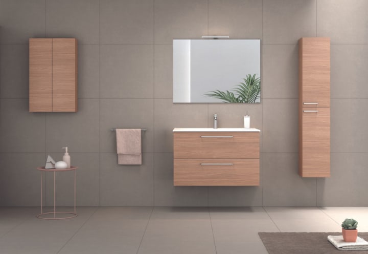 Conjunto mueble de baño Dublín Bruntec ambiente 9