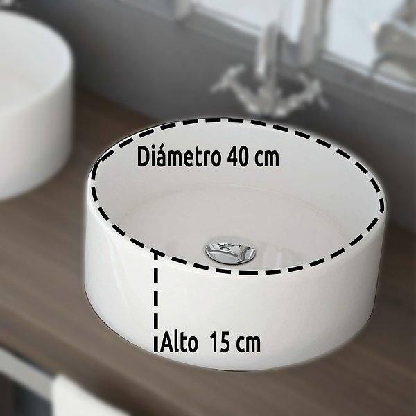 Lavabo sobre encimera Tebas Art and Bath detalle 1