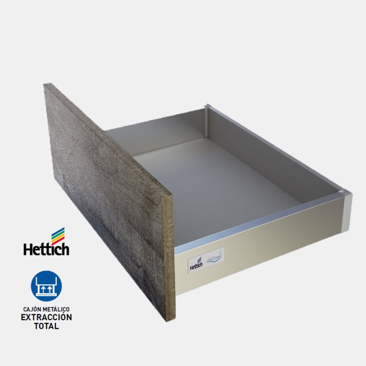 Mueble de baño MDF lacado con encimera de madera Vilma Bruntec detalle 3