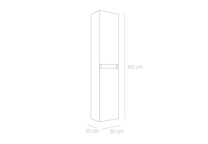 Columnas de baño Bruntec Malmo croquis 4