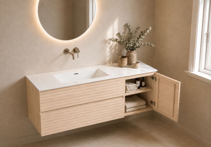 Conjunto Mueble de baño Alpes 21 Bruntec detalle 6