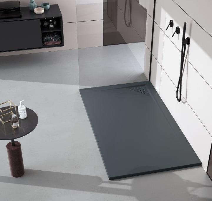 Platos de ducha de resina Design Corner Bruntec ambiente 4
