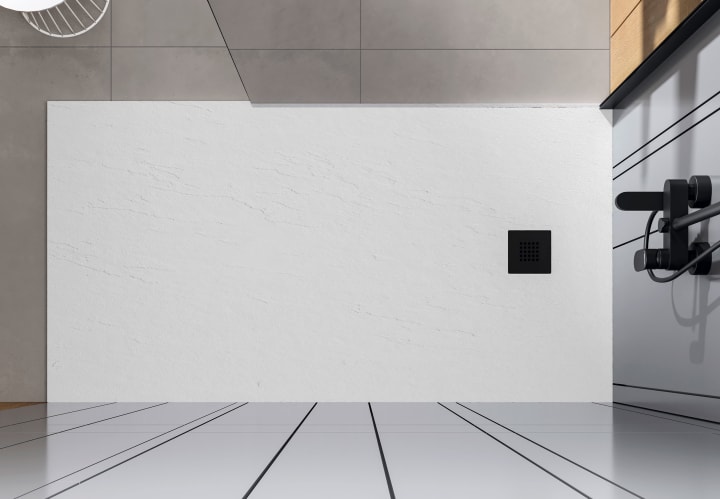 Plato de ducha Solid Surface Cirat Hidronatur detalle 1