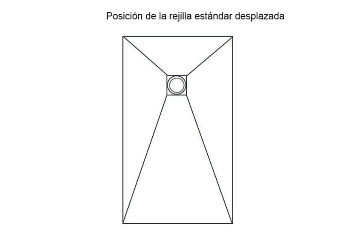 Plato de ducha de resina Sillar Doccia opción 9