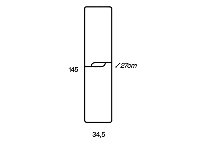 Columna de baño Onda Viso croquis 7