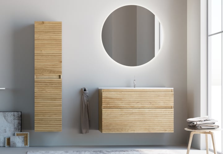Conjunto de mueble de baño de Palilleria Horizontal Alpes 1 Bruntec principal 1