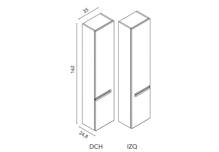 Columna de baño Econic Royo croquis 5