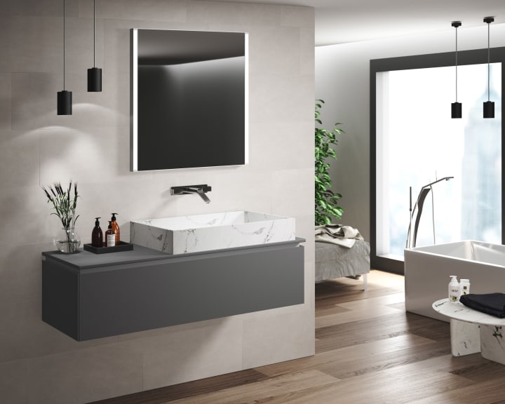 Lavabo sobre encimera Petra Coycama ambiente 1