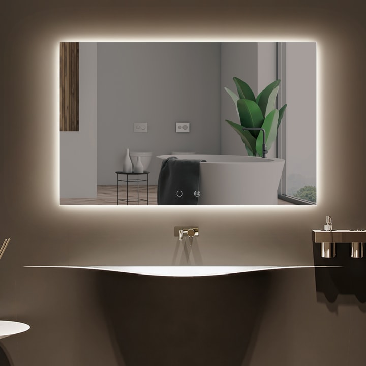 Espejo de baño con luz LED Italia Ledimex principal 2