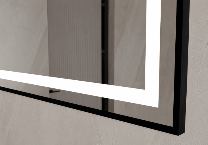Espejo de baño con luz LED Rua Bruntec detalle 1