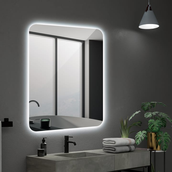 Espejo de baño con luz LED Dinamarca Ledimex principal 3