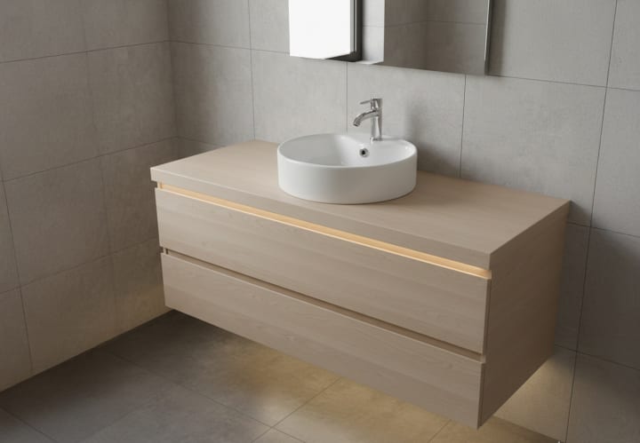 Lavabo sobre encimera Maro Bruntec ambiente 3