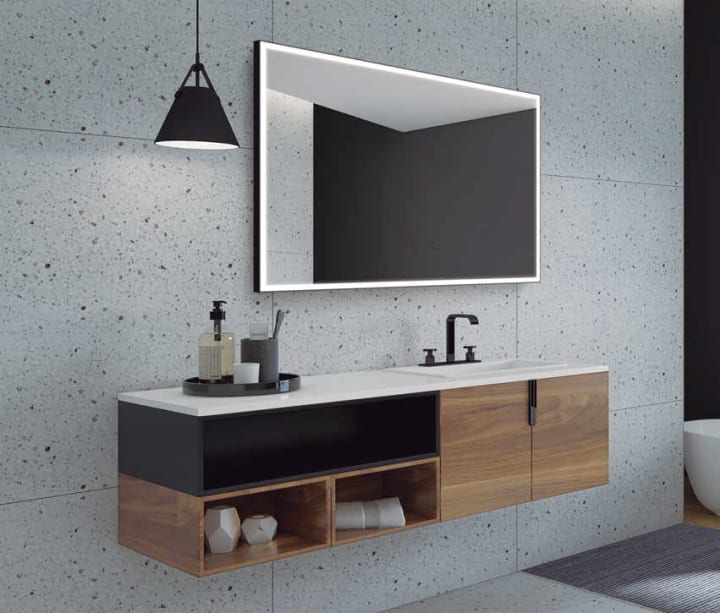 Espejo de baño con luz LED Suiza Ledimex principal 3