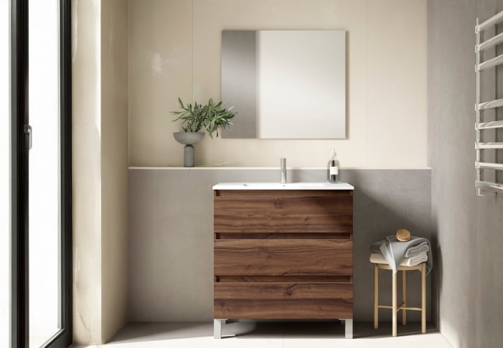 Mueble de baño fondo reducido 39.5 cm Box Viso principal 7