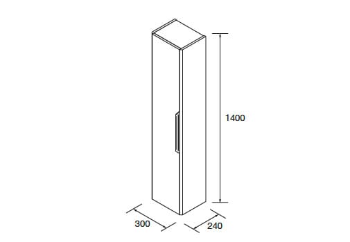 Columnas de baño Luva Salgar croquis 4