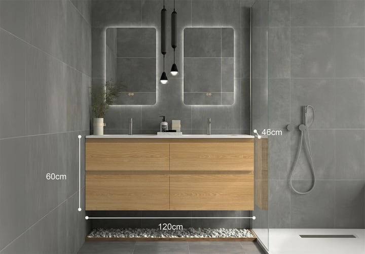 Conjunto mueble de baño Carmen Avila Dos croquis 16