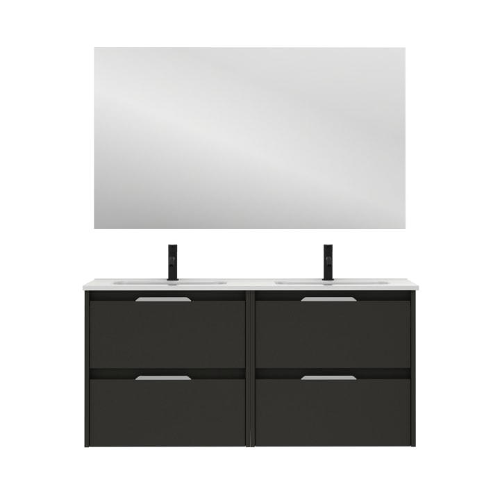 Conjunto mueble de baño Suki Amizuva 3D 12