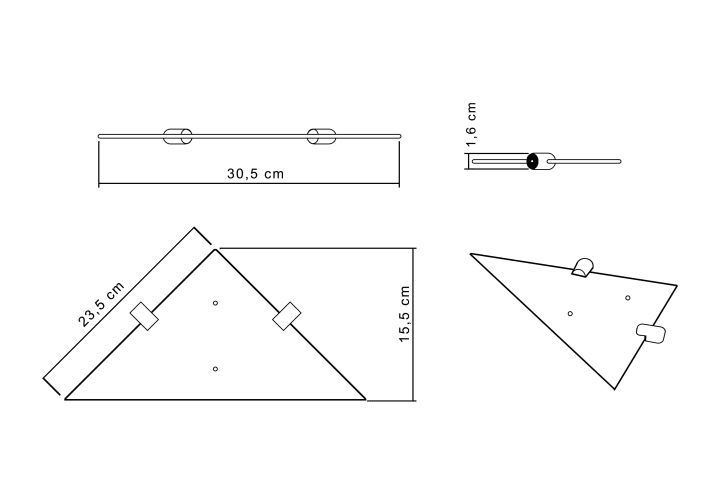 Repisa de baño Logic Cosmic croquis 9