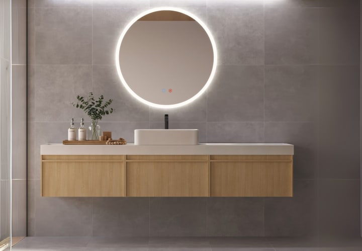 Espejo de baño con luz LED Londres Ledimex principal 1