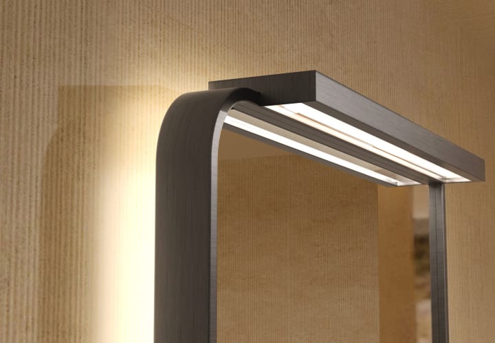 Espejo de baño con luz LED Palermo Ledimex detalle 3