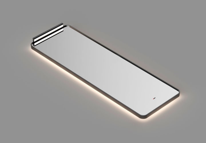 Espejo de baño con luz LED Palermo Ledimex detalle 2