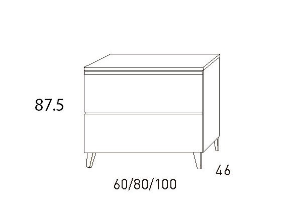 Mueble de baño Granada Visobath croquis 25