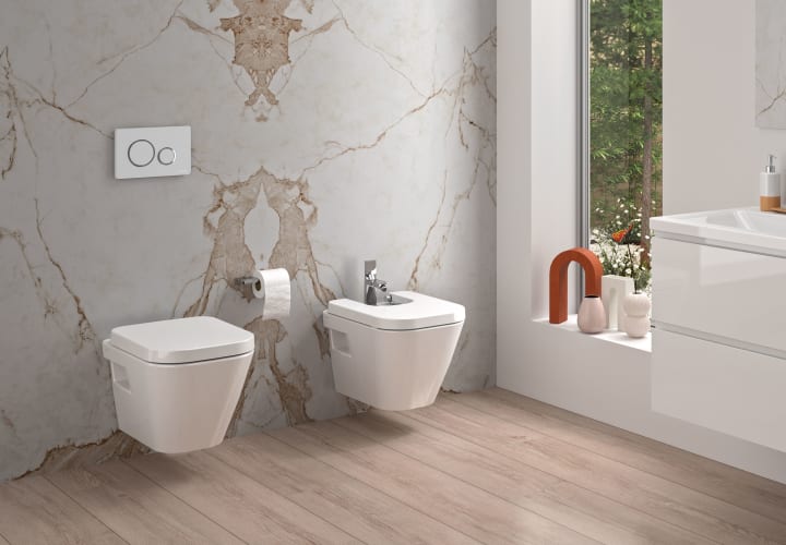 Inodoro suspedido Look Unisan Sanindusa ambiente 8