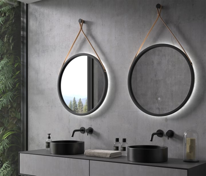 Espejo de baño con luz LED Guadalupe Eurobath principal 1