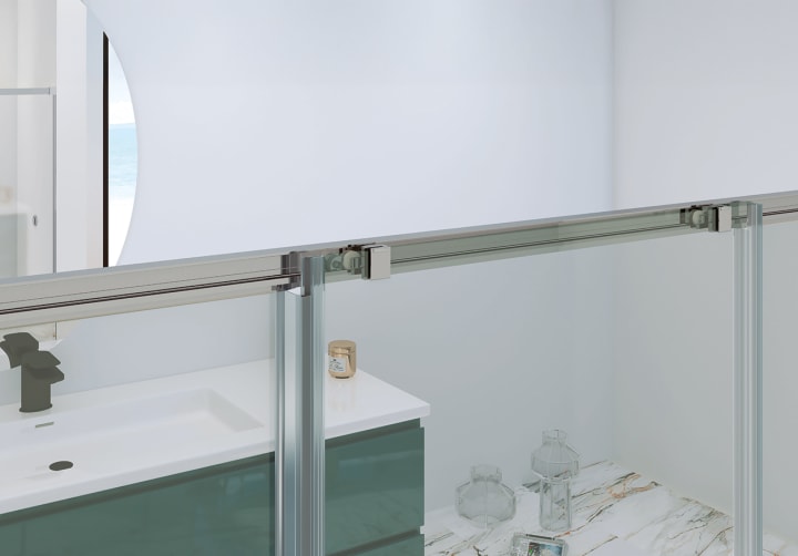 Mampara de ducha Elara 900 Bruntec detalle 11