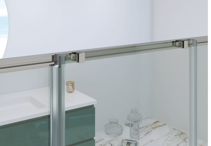 Mampara de ducha Elara 900 Bruntec detalle 7