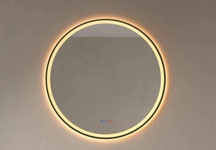 Espejo de baño con luz LED Aura Bruntec principal 2