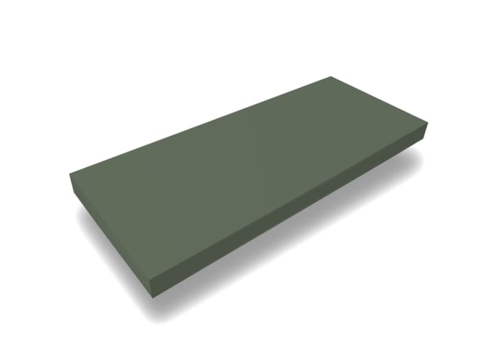 Conjunto mueble de baño con lavabos sobre encimera de microtec Avila Dos Carmen detalle 2