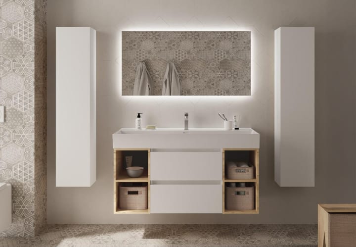 Conjunto mueble de baño Bequia Salgar principal 2