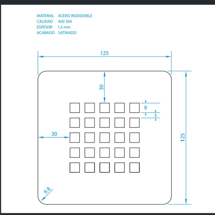 Platos de ducha de resina Design Basic de Bruntec croquis 2