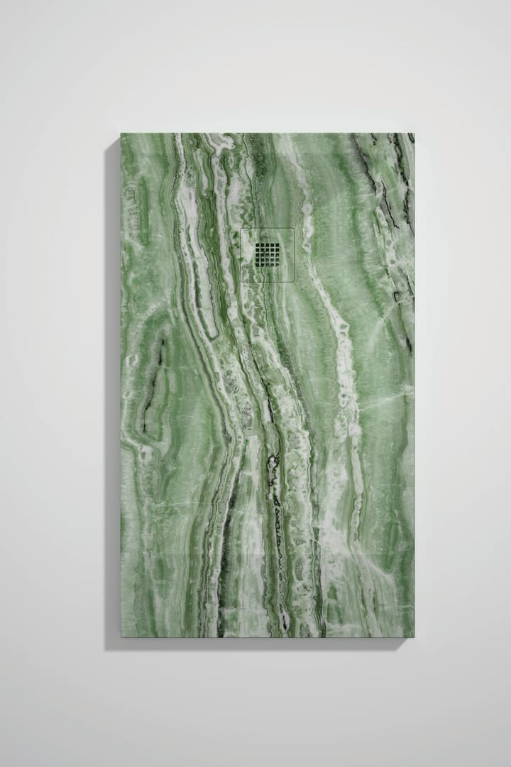 Platos de ducha de resina decorados Design 3D Marmol Travertino Bruntec opción 5