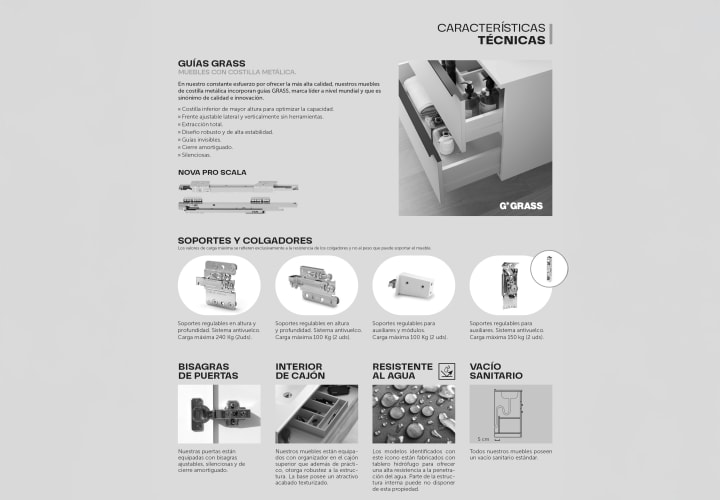 Mueble de baño Lambda con encimera de madera Coycama opción 20