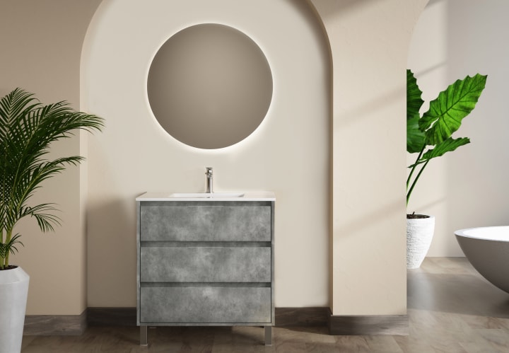 Conjunto mueble de baño Boston Bruntec principal 1