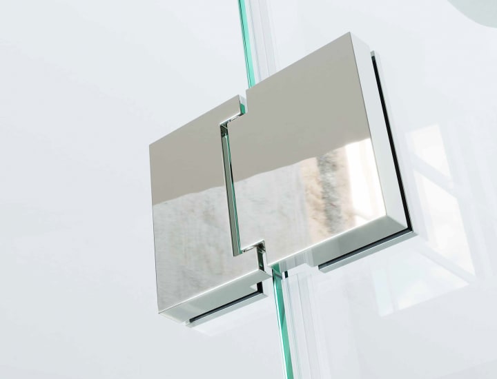 Mampara de ducha Elba Glassinox detalle 2