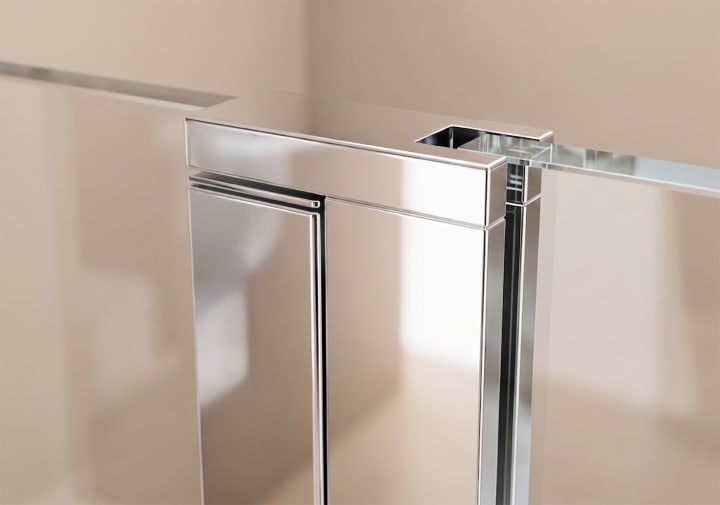 Mampara de bañera Eridani Bruntec detalle 2