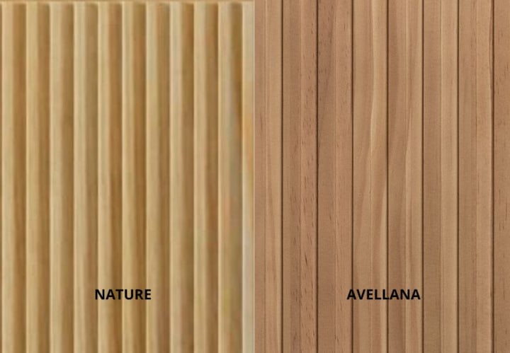 Mueble de baño madera maciza con encimera de madera Alpes 19 Bruntec detalle 3