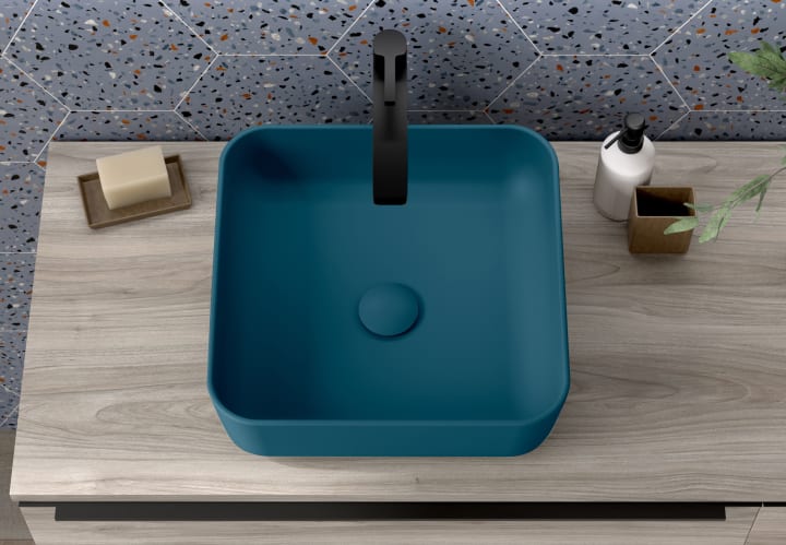 Lavabo sobre encimera Barbados Coycama detalle 17