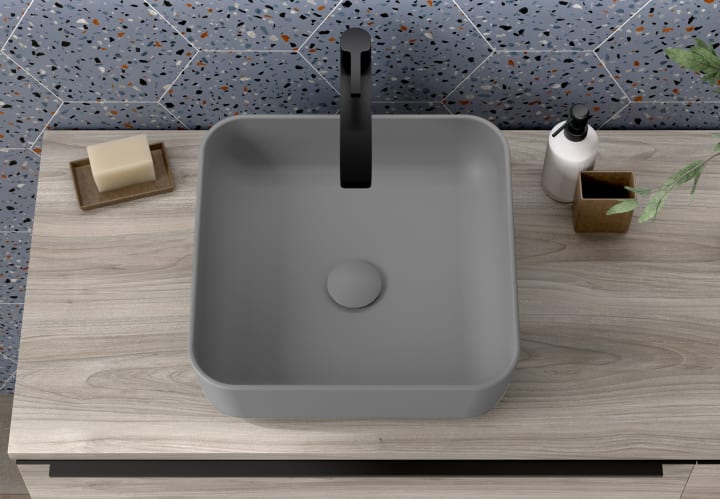 Lavabo sobre encimera Barbados Coycama detalle 15