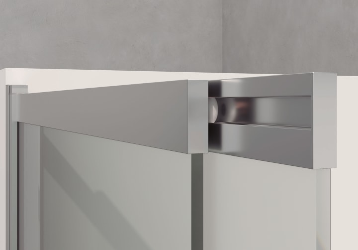 Mampara de bañera Milano Bruntec detalle 5